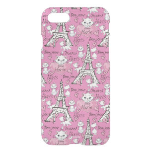 Aristocats   Monogram Marie Paris Pattern iPhone SE/8/7 Case
