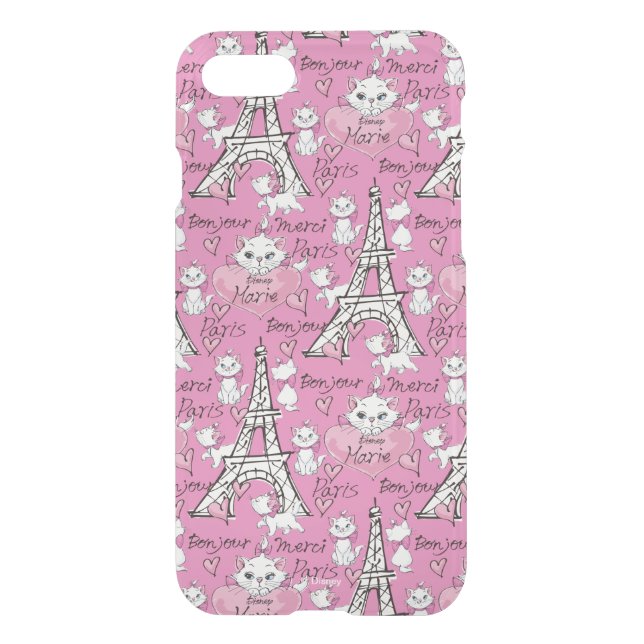 Aristocats | Monogram Marie Paris Pattern Uncommon iPhone Case (Back)