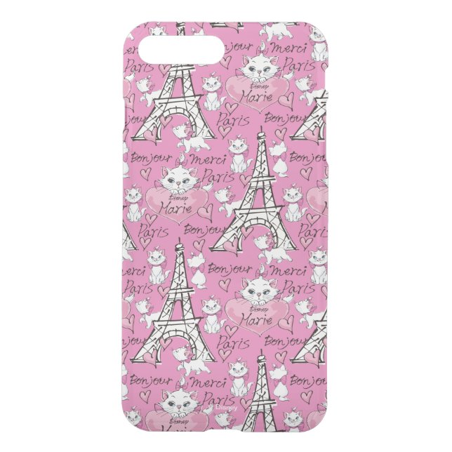 Aristocats | Monogram Marie Paris Pattern Uncommon iPhone Case (Back)