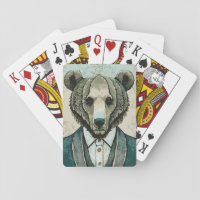 Aristocrat Bear Playing Cards