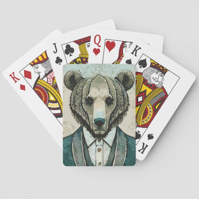 Aristocrat Bear Poker Cards (Back)