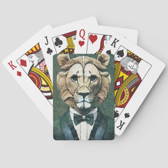 Aristocrat Lion Poker Cards (Back)