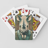 Aristocrat Rhino Playing Cards