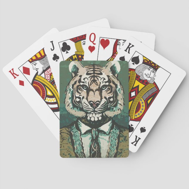Aristocrat Tiger Poker Cards (Back)