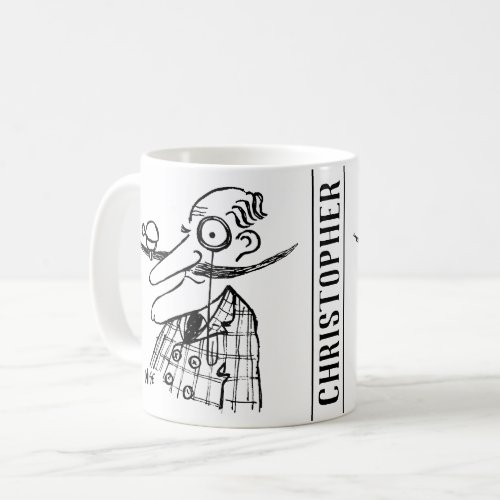 Aristocrat With a Handle_Bar Moustache and Bell Coffee Mug