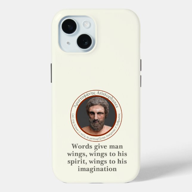 Aristophanic iPhone 15 Case V (Back)
