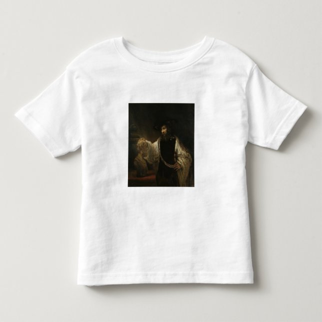 Aristotle (384-322 BC) with a Bust of Homer Toddler T-shirt (Front)