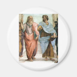 Aristotle and Plato walking at Raphael's School Magnet