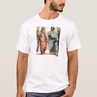 Aristotle and Plato walking at Raphael's School T-Shirt