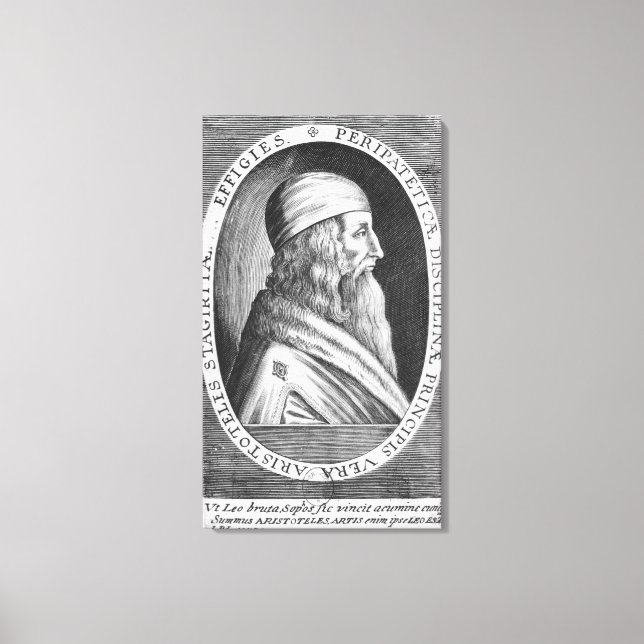 Aristotle Canvas Print (Front)