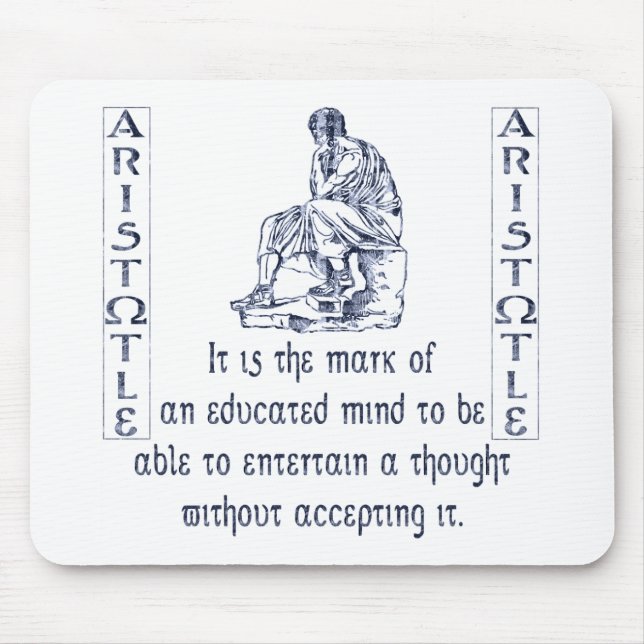 Aristotle Mouse Pad (Front)