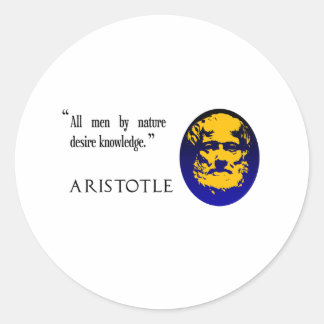 Aristotle on knowledge stickers