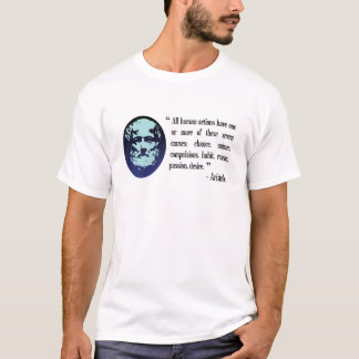 Aristotle philosophical quotations man's t-shirt