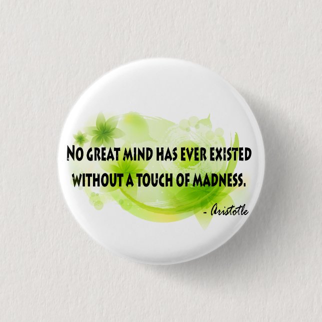 Aristotle Pinback Button (Front)