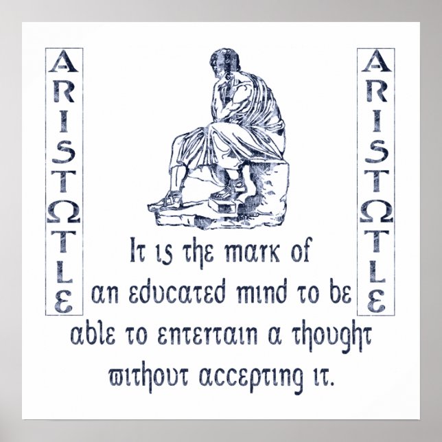 Aristotle Poster (Front)