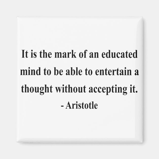 Aristotle Quote 1a Magnet (Front)