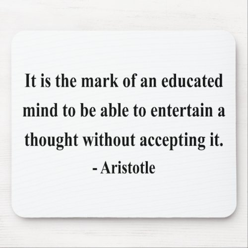 Aristotle Quote 1a Mouse Pad