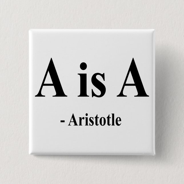 Aristotle Quote 2a Pinback Button (Front)