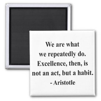 Aristotle Quote 4a magnet