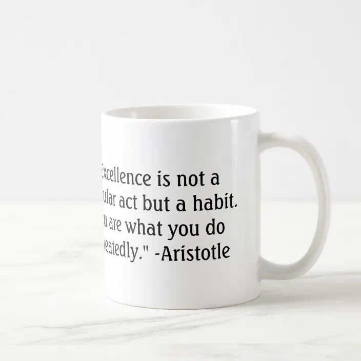 Aristotle Quote Coffee Mug Words Of Wisdom Zazzle Com