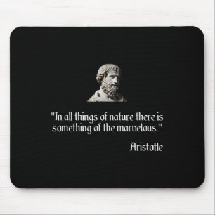 Aristotle Shirt On Marvelous Nature Aristotle Phil Mouse Pad