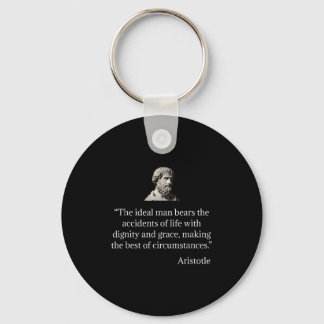 Aristotle Shirt On The Ideal Man Aristotle Philoso Keychain