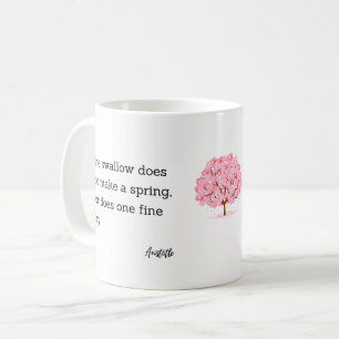 Aristotle Spring Quote Decor For Home Coffee Mug