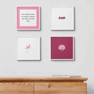 Aristotle Spring Quote Decor For Home Peel And Stick Photo Tile