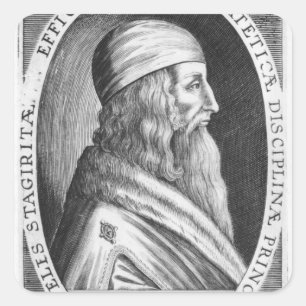 Aristotle Square Sticker