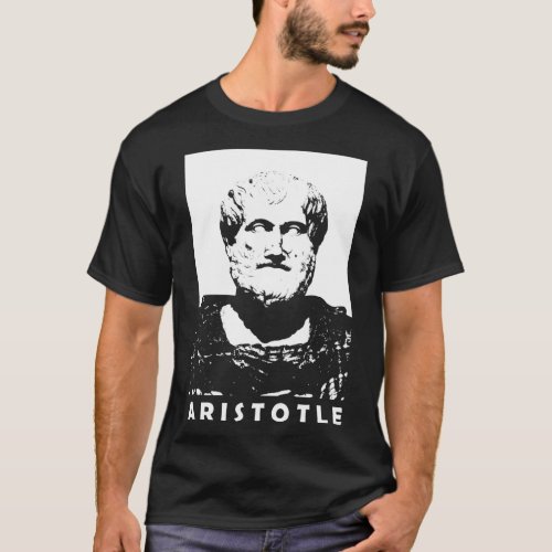 Aristotle Statue Graphic Greek Philosophy Classic  T_Shirt