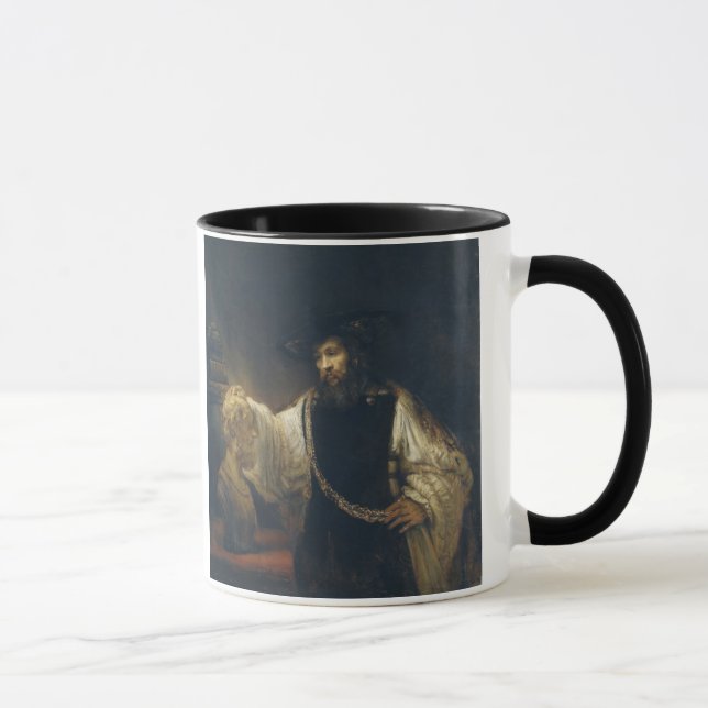 Aristotle With A Bust Of Homer by Rembrandt Mug (Right)