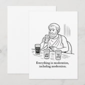 Aristotle's Guide to Moderation (Front/Back)