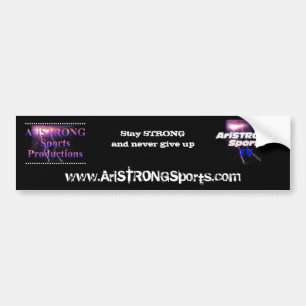 AriSTRONG Sports bumper sticker