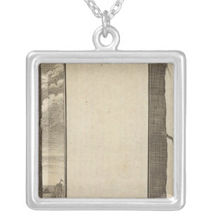 Aritfical Sphere Silver Plated Necklace