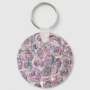 ARITHMETIC MANDALA KEY HOLDER KEYCHAIN