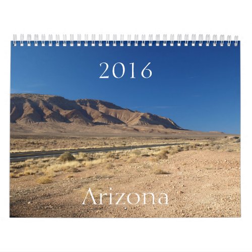 Arizona 2016 Calendar