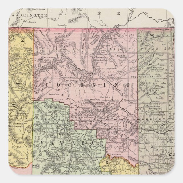 Arizona 4 square sticker (Front)