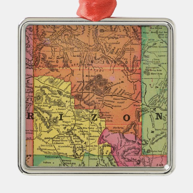 Arizona 6 metal ornament (Front)