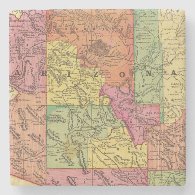 Arizona 6 stone coaster (Front)
