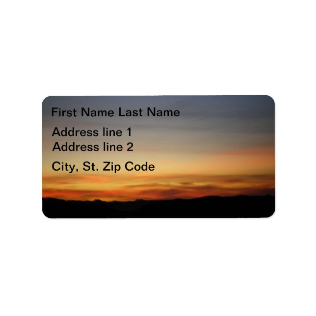 Arizona Address Labels (Front)