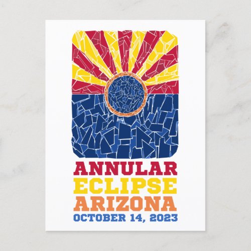 Arizona Annular Eclipse Postcard