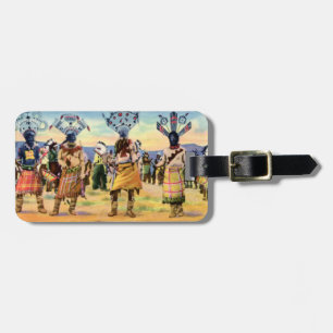 Arizona Apache Indians Devil Dance Luggage Tag