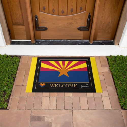 Arizona  Arizona Flag house mat sports USA State
