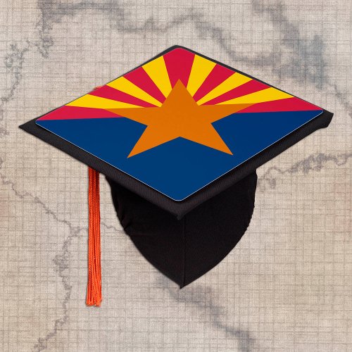 Arizona  Arizona Flag _ Students University Graduation Cap Topper