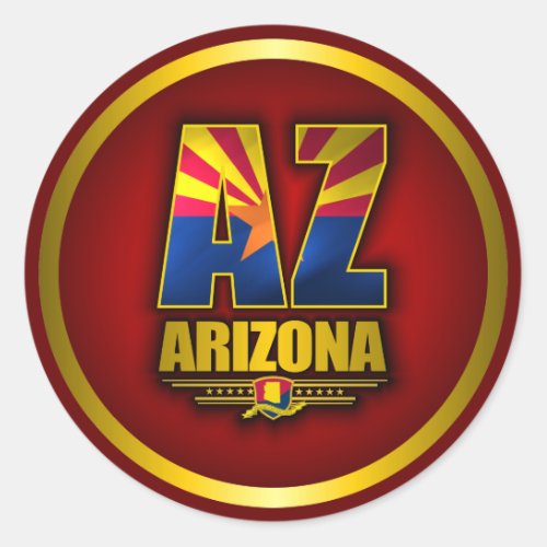 Arizona AZ Classic Round Sticker