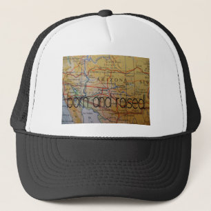 Arizona born and raised trucker hat