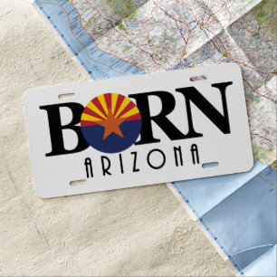 Arizona BORN License Plate