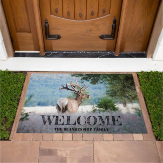 Arizona Bull Elk Full Velvet Antlers Personalized