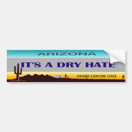 arizona bumper sticker