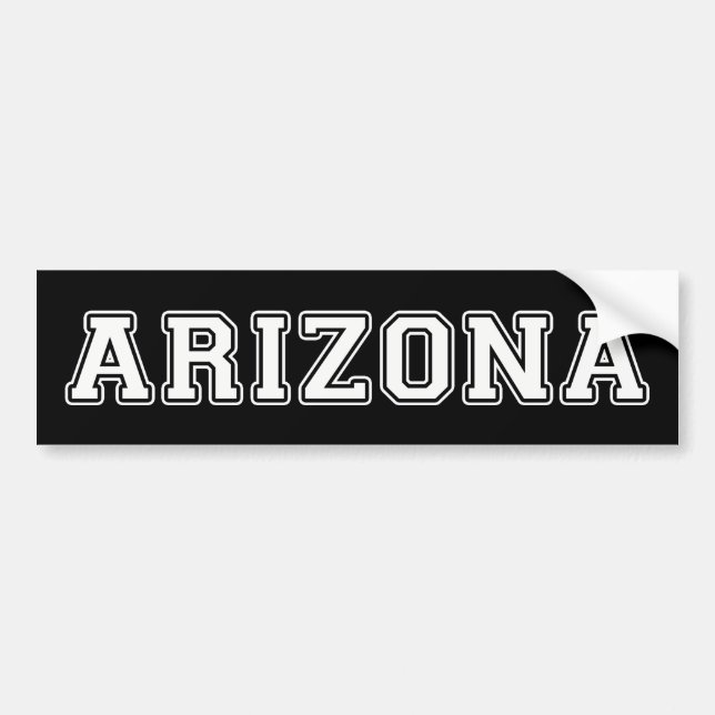 Arizona Bumper Sticker (Front)